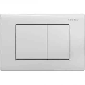 Кнопка смыва Allen Brau Liberty 9.20002.20 для инсталляции, белый глянец