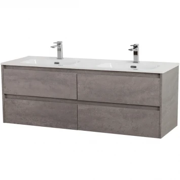 Тумба под раковину BelBagno Kraft KRAFT-1200-4C-SO-2-CG 120 см, подвесная, Cemento Grigio