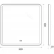 Зеркало 80x80 см BelBagno Marino SPC-MAR-800-800-LED-TCH-WARM