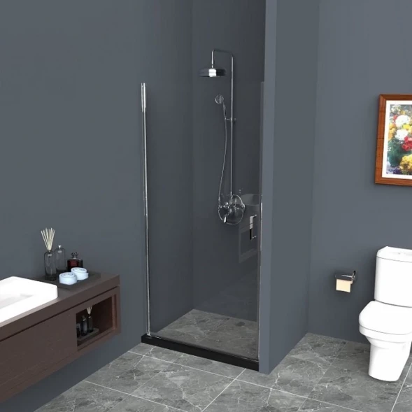 Душевая дверь 75 см BelBagno UNO-B-1-75-C-Cr прозрачное