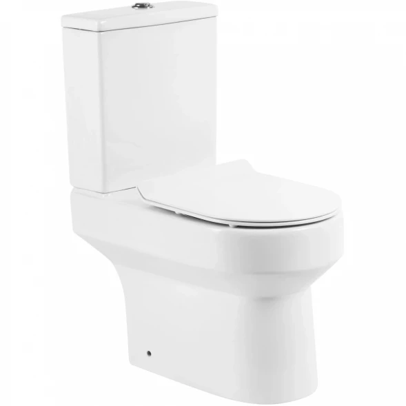 Чаша напольного безободкового унитаза BelBagno Norma BB339CPR