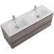 Тумба под раковину BelBagno Kraft KRAFT-1400-4C-SO-2-CG 140 см, подвесная, Cemento Grigio