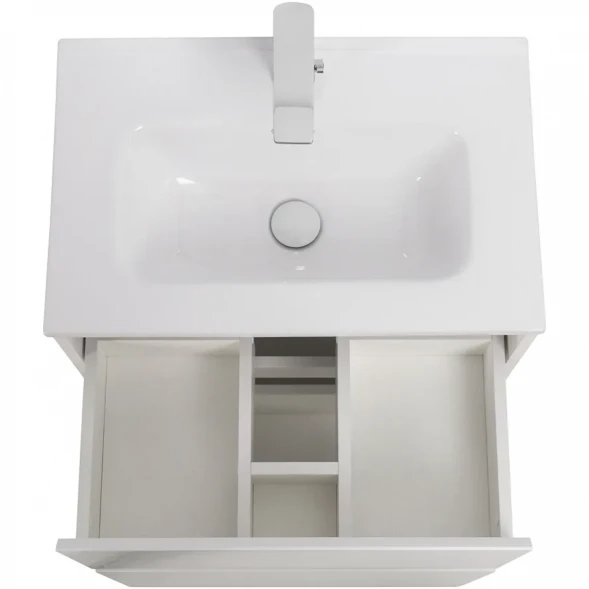 Тумба под раковину BelBagno Kraft KRAFT39-600/390-2C-PIA-BO 60,5 см, напольная, Bianco Opaco