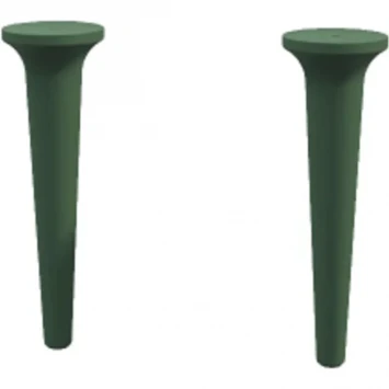 Комплект ножек для тумбы и пенала Cezares Idra 40436 29 см, Verde Opaco