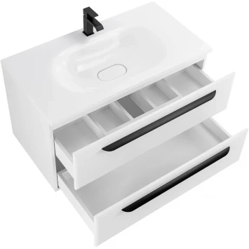 Тумба Bianco Lucido 74,6 см Cezares Eco ECO-750-2C-SO-BL