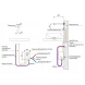 Смеситель для раковины Timo Saona 2373/17SM встраиваемый, сенсорный, Золото матовый