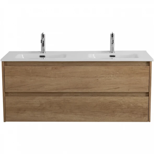 Тумба под раковину BelBagno Kraft KRAFT-1200-2C-SO-2-RNN 120 см, подвесная, Rovere Nebrasca Nature