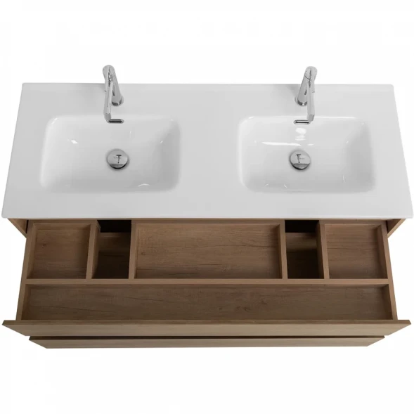Тумба под раковину BelBagno Kraft KRAFT-1200-2C-SO-2-RNN 120 см, подвесная, Rovere Nebrasca Nature