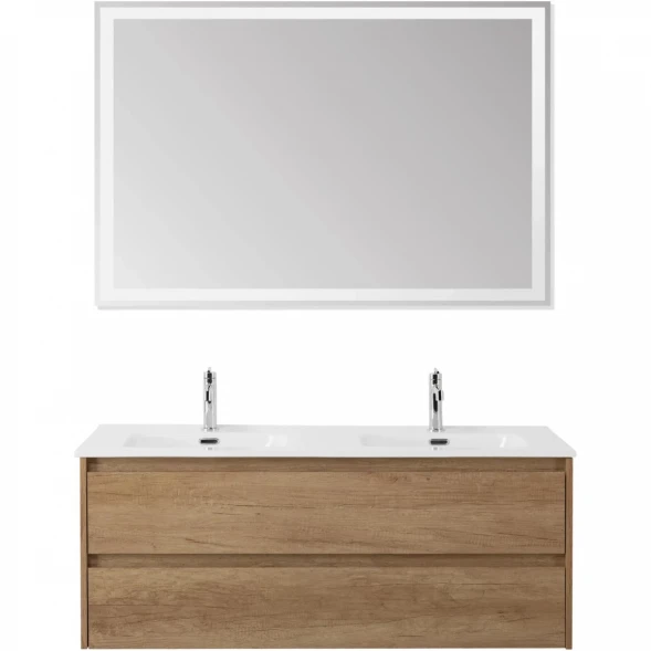 Тумба под раковину BelBagno Kraft KRAFT-1200-2C-SO-2-RNN 120 см, подвесная, Rovere Nebrasca Nature