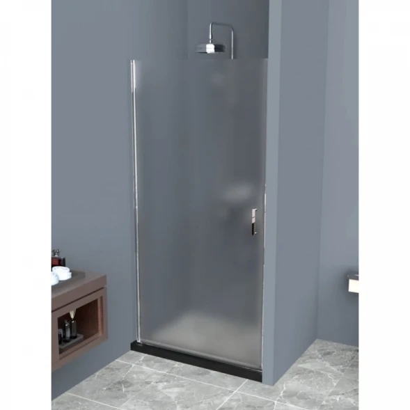 Душевая дверь 100 см BelBagno UNO-B-1-100-P-Cr текстурное стекло