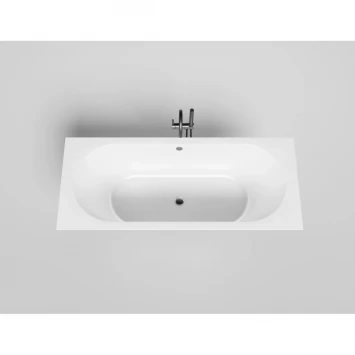 Ванна из литьевого мрамора Salini S-Stone Ornella Axis 104623M 170x70 см, белый матовый