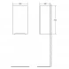 Шкаф подвесной Crema Opaco BelBagno Fly-Marino FLY-MARINO-750-1A-SC-CO-P-L