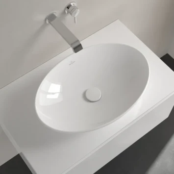 Раковина-чаша Villeroy &amp; Boch Loop &amp; Friends 4A470101 56x38,5 см, накладная, альпийский Белый