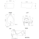 Подвесное биде GSG Touch TOBISO013