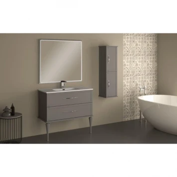 Тумба под раковину Cezares Tiffany 55243 103,2 см, подвесная, Grigio Nuvola