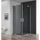 Душевой уголок 100-110x90-100 см Cezares SLIDER-AH-2-90/100-100/110-GRIGIO-Cr графитовое