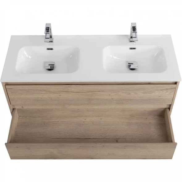 Тумба под раковину BelBagno Kraft KRAFT-1200-2C-SO-2-RGB 120 см, подвесная, Rovere Galifax Bianco