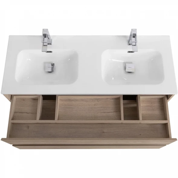 Тумба под раковину BelBagno Kraft KRAFT-1200-2C-SO-2-RGB 120 см, подвесная, Rovere Galifax Bianco