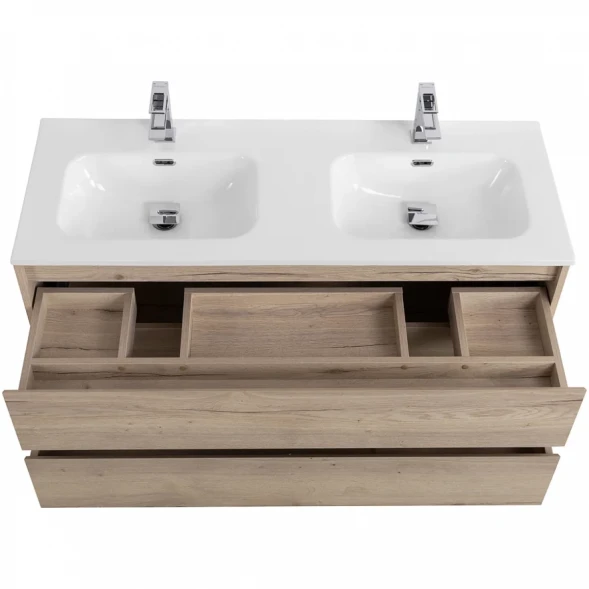 Тумба под раковину BelBagno Kraft KRAFT-1200-2C-SO-2-RGB 120 см, подвесная, Rovere Galifax Bianco