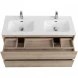 Тумба под раковину BelBagno Kraft KRAFT-1200-2C-SO-2-RGB 120 см, подвесная, Rovere Galifax Bianco