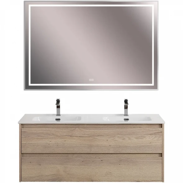 Тумба под раковину BelBagno Kraft KRAFT-1200-2C-SO-2-RGB 120 см, подвесная, Rovere Galifax Bianco
