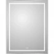 Зеркало BelBagno Kraft SPC-KRAFT-700-900-LED-TCH-WARM 70x90 см, с LED-подсветкой, сенсорным выключателем, антизапотеванием, алюминий