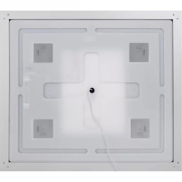 Зеркало BelBagno Kraft SPC-KRAFT-700-900-LED-TCH-WARM 70x90 см, с LED-подсветкой, сенсорным выключателем, антизапотеванием, алюминий