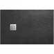 Душевой поддон BelBagno Uno TRAY-MR-UNO-AH-120/80-35-NERO-CR 120x80 см, из литьевого мрамора, прямоугольный, черный матовый