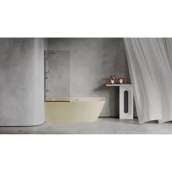 Ванна из литьевого мрамора Salini S-Stone Sofia Corner 102525MF 170x85 см L, покраска по RAL матовый полностью