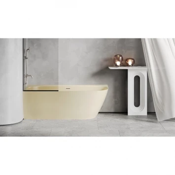 Ванна из литьевого мрамора Salini S-Stone Sofia Corner 102525MF 170x85 см L, покраска по RAL матовый полностью