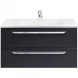 Тумба Grafito 74,6 см Cezares Eco ECO-750-2C-SO-GR-P