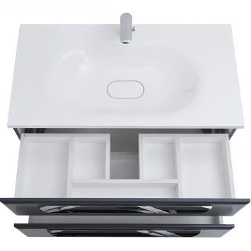 Тумба Grafito 74,6 см Cezares Eco ECO-750-2C-SO-GR-P