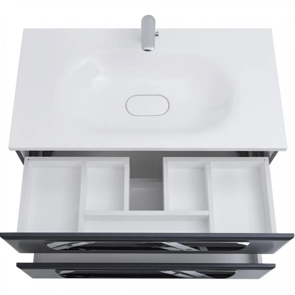 Тумба Grafito 74,6 см Cezares Eco ECO-750-2C-SO-GR-P