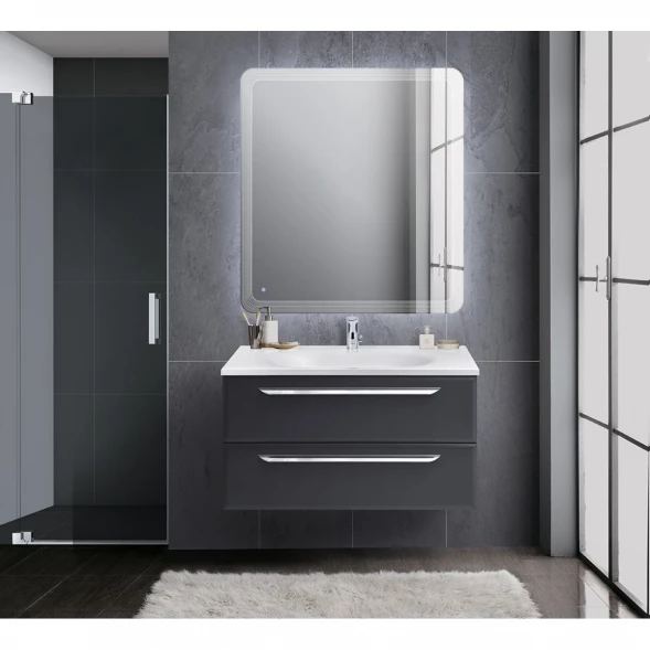 Тумба Grafito 74,6 см Cezares Eco ECO-750-2C-SO-GR-P