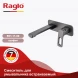 Смеситель для раковины Raglo R51.11.09 встраиваемый, графит матовый