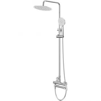 Душевая система BelBagno Unique UNIQUE-VSCM-CRM 250 мм, со смесителем, хром