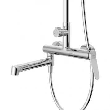 Душевая система BelBagno Unique UNIQUE-VSCM-CRM 250 мм, со смесителем, хром