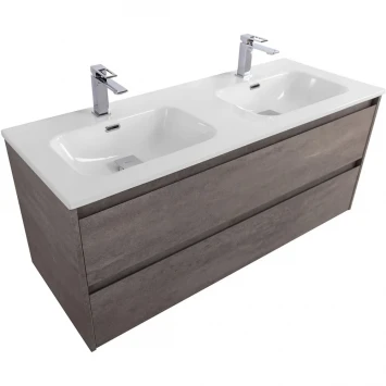 Тумба под раковину BelBagno Kraft KRAFT-1200-2C-SO-2-CG 120 см, подвесная, Cemento Grigio