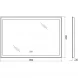 Зеркало 90x60 см BelBagno SPC-GRT-900-600-LED-TCH-WARM
