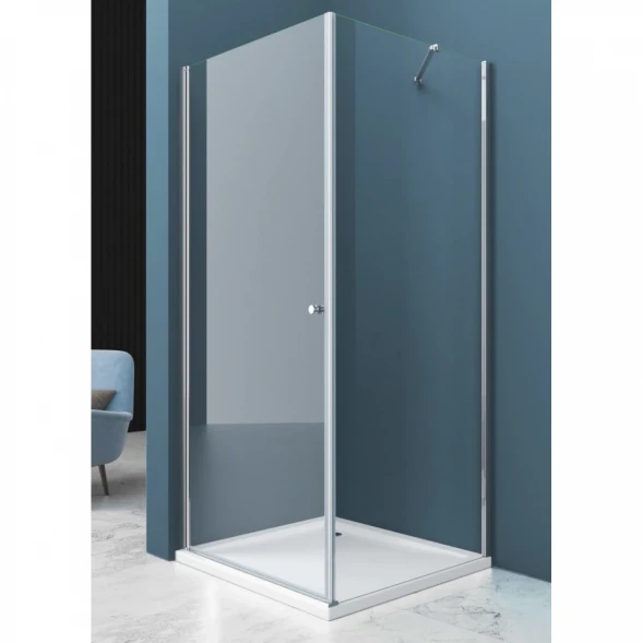 Душевой уголок 100x90 см BelBagno Etna ETNA-AH-1-100/90-C-Cr прозрачное