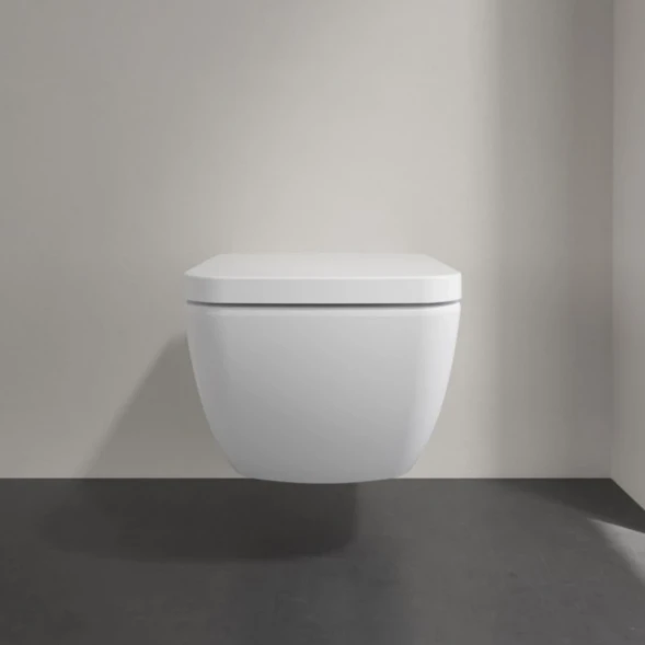 Унитаз подвесной Villeroy &amp; Boch Venticello 4611R0RW безободковый, Белый матовый