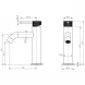 Смеситель для раковины Wonzon &amp; Woghand WW-H1061-MW белый матовый