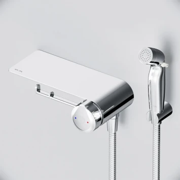 Гигиенический душ Am.Pm X-Joy TouchReel F0H85A800 со смесителем, хром