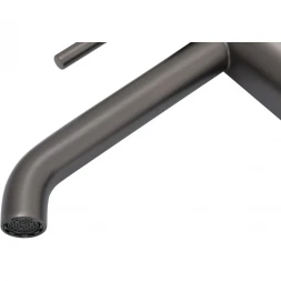Смеситель для раковины Allen Brau Priority 5.31A02-MG без донного клапана, графит матовый