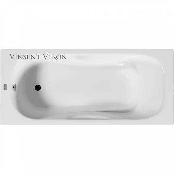 Ванна чугунная Vinsent Veron Aura VAU1507542 150x75 см, белый