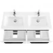 Тумба Bianco Opaco 119,8 см Cezares Eco ECO-1200-4C-SO-2-BO