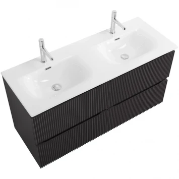 Тумба под раковину BelBagno Uno UNO-1200-4C-SO-GSO 120 см, подвесная, темно-серый матовый