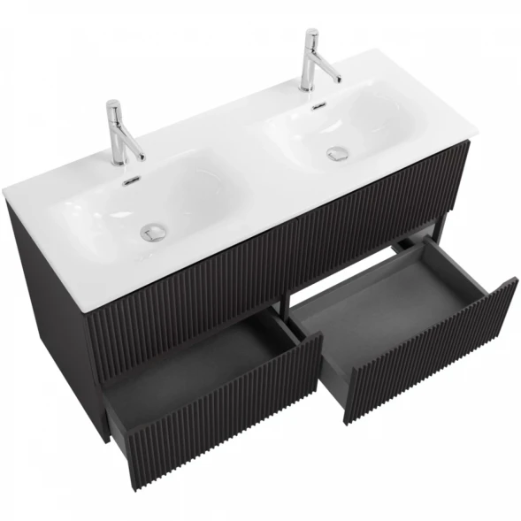 Тумба под раковину BelBagno Uno UNO-1200-4C-SO-GSO 120 см, подвесная, темно-серый матовый