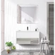 Зеркало BelBagno Kraft SPC-KRAFT-900-800-LED-TCH-WARM 90x80 см, с LED-подсветкой, сенсорным выключателем, антизапотеванием, алюминий