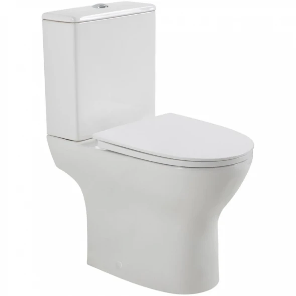 Чаша напольного безободкового унитаза BelBagno Lounge BB045CPR